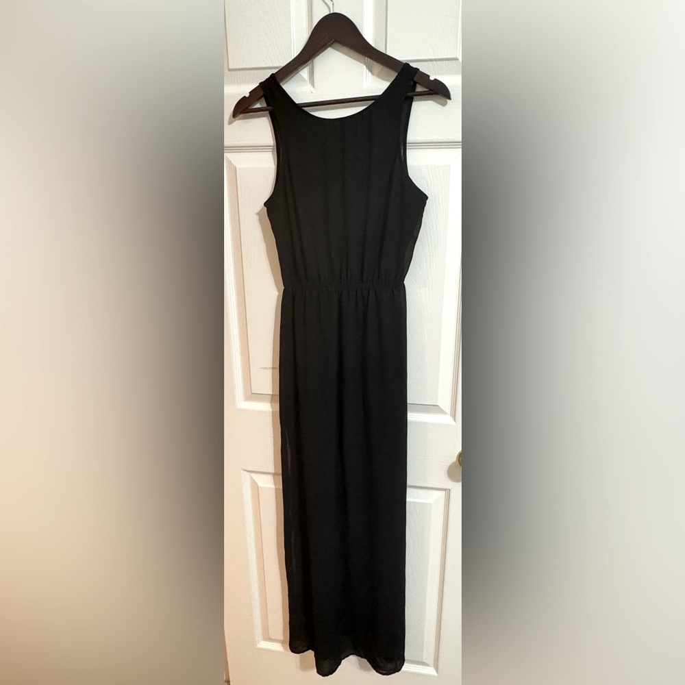 Long black dress by Lush